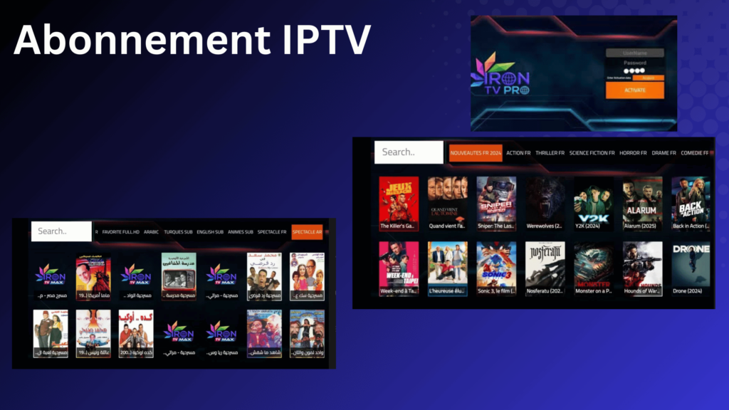 Abonnement IPTV