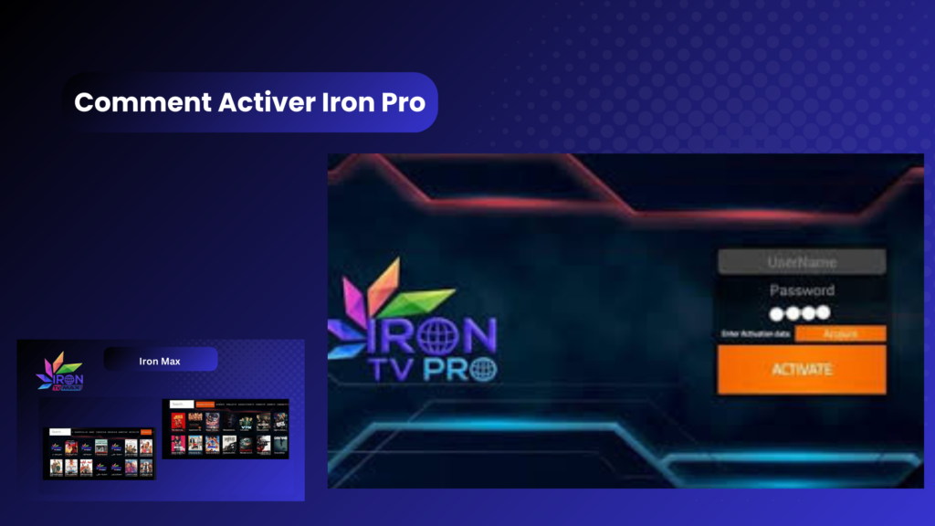 Comment Activer Iron Pro