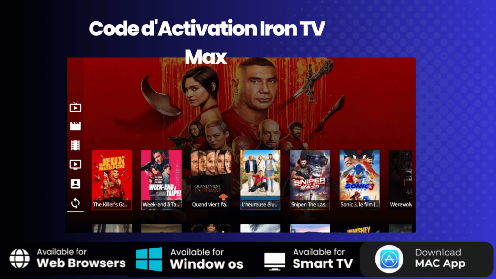 Code d'Activation Iron TV Max 