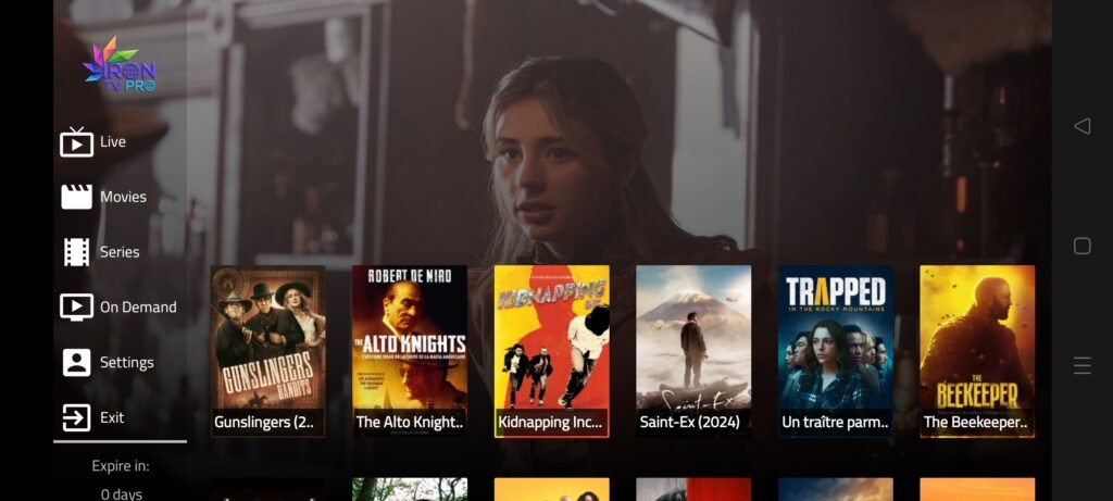 Comment se déconnecter de Iron TV Pro ?