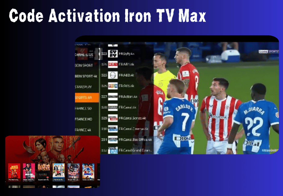 Code Activation Iron TV Max